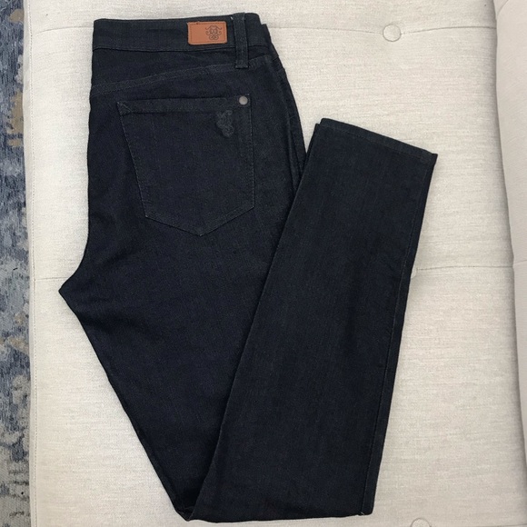Jessica Simpson Dark Blue Kiss Me Jeggings, 30 - Picture 1 of 9